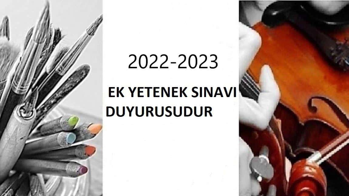 2022 EKİM AYI EK YETENEK SINAVI 